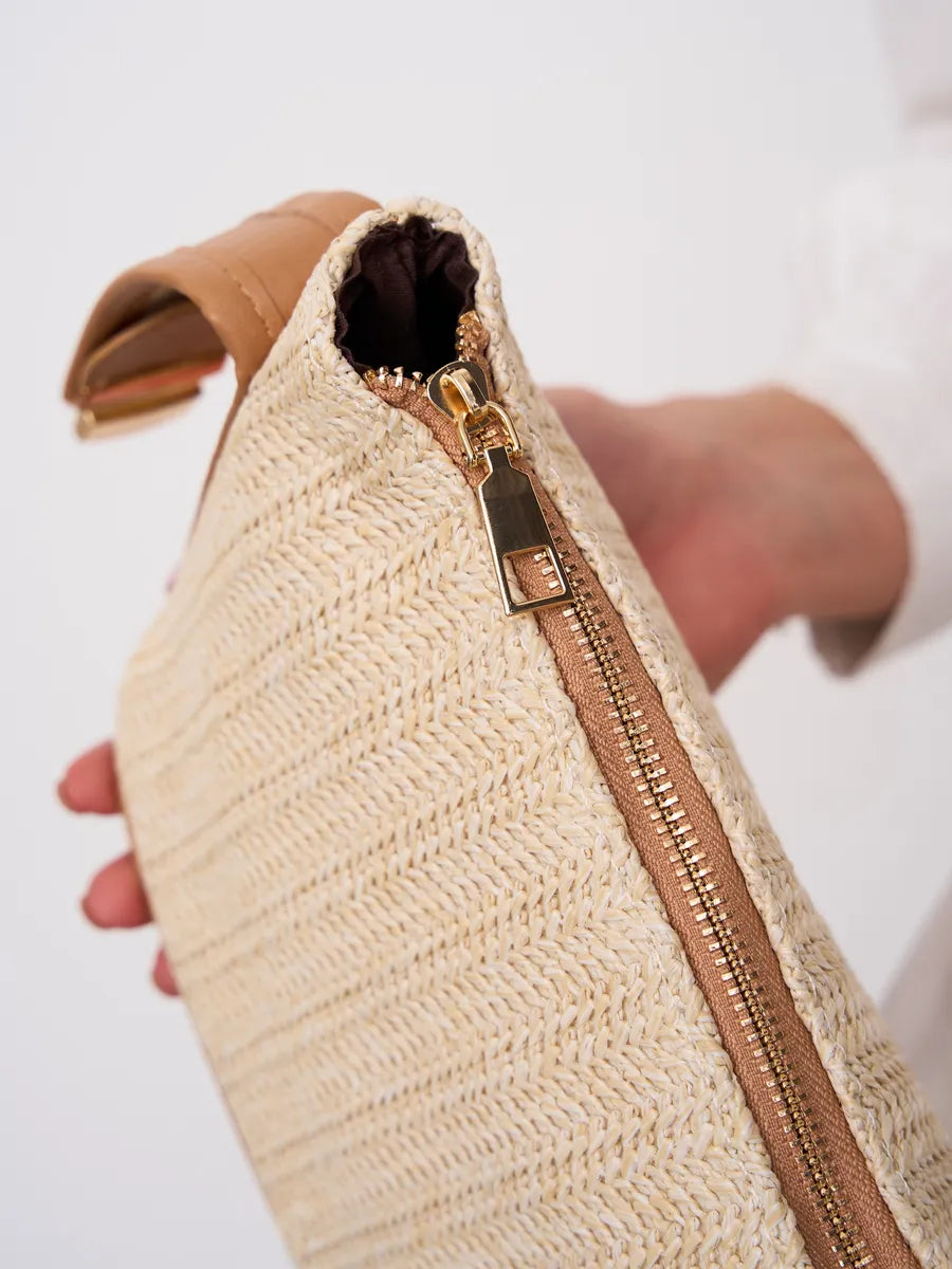 MİNİ ÖRGÜLÜ BOHEM  HASIR ÇANTA