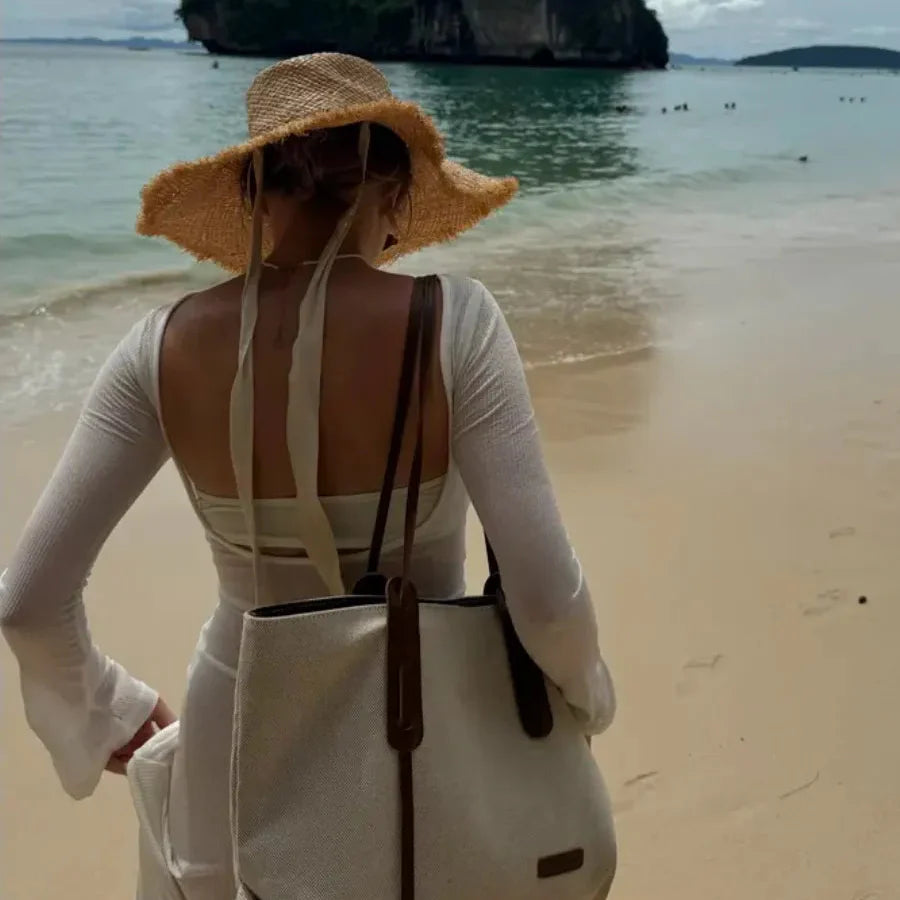 Naria – Büyük Kumaş Omuz Çantası