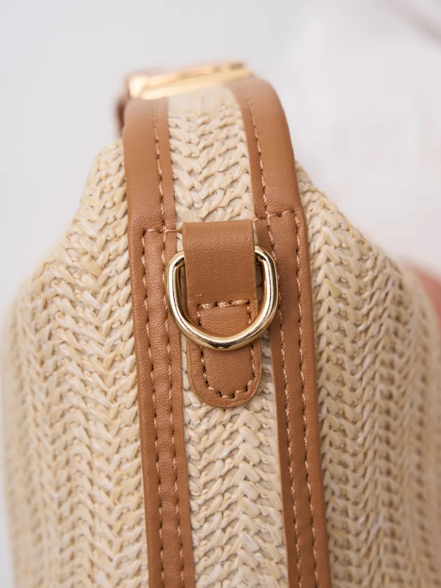 MİNİ ÖRGÜLÜ BOHEM  HASIR ÇANTA